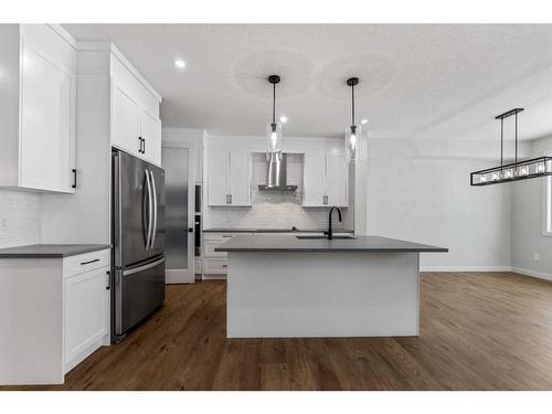 249 Savanna Drive Ne, Calgary, AB - Indoor Photo Showing Kitchen With Upgraded Kitchen