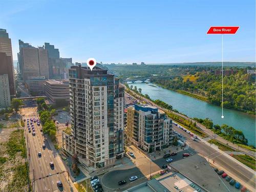 1108-325 3 Street Se, Calgary, AB - Outdoor With Body Of Water With View