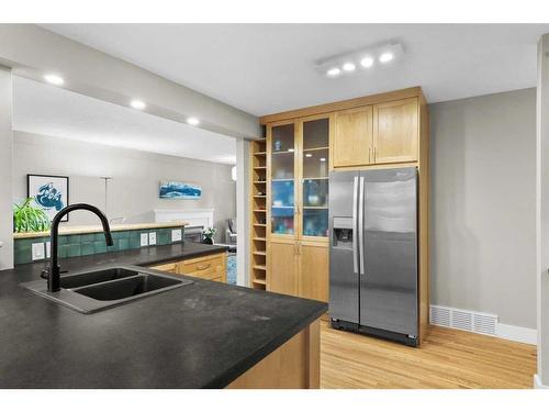 94 Coleridge Road Nw, Calgary, AB - Indoor Photo Showing Kitchen With Double Sink