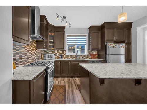 90 Cityscape Terrace Ne, Calgary, AB - Indoor Photo Showing Kitchen With Upgraded Kitchen