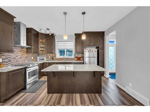 90 Cityscape Terrace Ne, Calgary, AB - Indoor Photo Showing Kitchen With Upgraded Kitchen