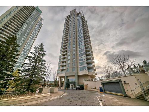 1706-77 Spruce Place Sw, Calgary, AB - Outdoor With Balcony With Facade