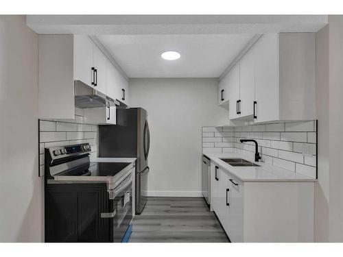 37-195 Manora Place Ne, Calgary, AB - Indoor Photo Showing Kitchen With Double Sink