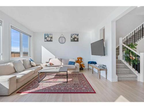 243 Corner Meadows Way Ne, Calgary, AB - Indoor Photo Showing Living Room