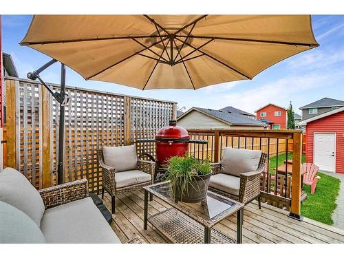 25 Willow Close, Cochrane, AB - Outdoor With Deck Patio Veranda With Exterior