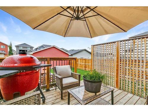 25 Willow Close, Cochrane, AB - Outdoor With Deck Patio Veranda With Exterior