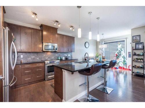 14 Redstone Mews Ne, Calgary, AB - Indoor Photo Showing Kitchen With Stainless Steel Kitchen With Upgraded Kitchen