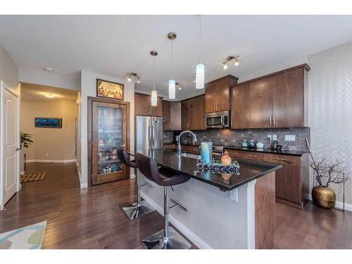 14 Redstone Mews Ne, Calgary, AB - Indoor Photo Showing Kitchen With Stainless Steel Kitchen With Upgraded Kitchen