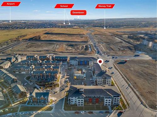 2206-350 Livingston Common Ne, Calgary, AB - Outdoor With View