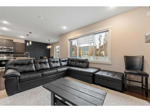 157 Aspenmere Drive, Chestermere, AB - Indoor Photo Showing Living Room