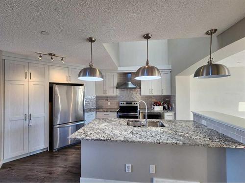 14680 1 Street Ne, Calgary, AB - Indoor Photo Showing Kitchen With Stainless Steel Kitchen With Upgraded Kitchen