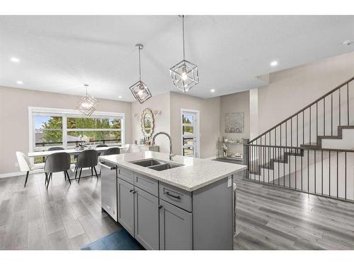 203 35A Street Sw, Calgary, AB - Indoor Photo Showing Kitchen With Double Sink