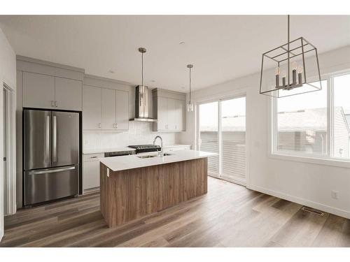 24 Herron Walk Ne, Calgary, AB - Indoor Photo Showing Kitchen