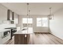 24 Herron Walk Ne, Calgary, AB  - Indoor Photo Showing Kitchen With Double Sink With Upgraded Kitchen 