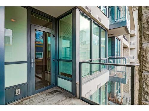 307-128 2 Street Sw, Calgary, AB - Outdoor With Balcony With Exterior