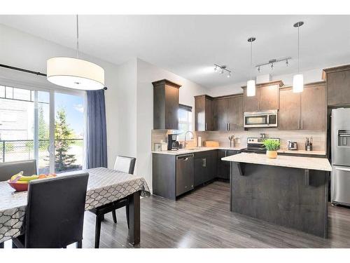 106 Skyview Ranch Grove Ne, Calgary, AB - Indoor Photo Showing Kitchen With Upgraded Kitchen