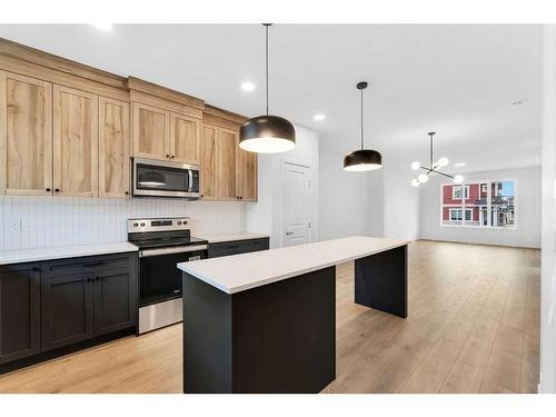 74 Sage Hill Lane Nw, Calgary, AB - Indoor Photo Showing Kitchen With Upgraded Kitchen