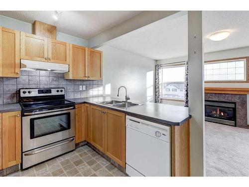 39 Covemeadow Manor Ne, Calgary, AB - Indoor Photo Showing Kitchen With Double Sink