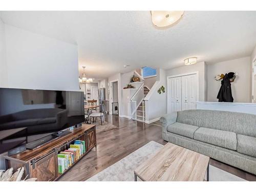 198 Copperpond Street Se, Calgary, AB - Indoor Photo Showing Living Room