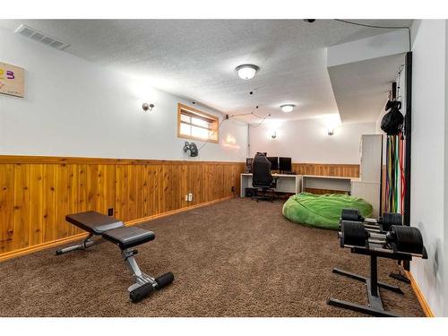 66 Kincora Glen Rise Nw, Calgary, AB - Indoor Photo Showing Gym Room