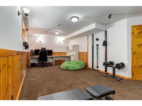 66 Kincora Glen Rise Nw, Calgary, AB - Indoor Photo Showing Gym Room