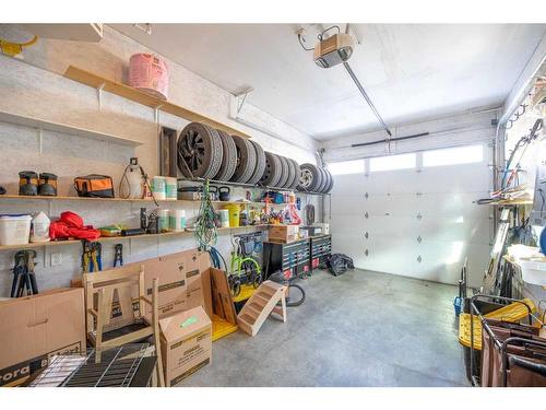 341 Ravenstern Link Se, Airdrie, AB - Indoor Photo Showing Garage