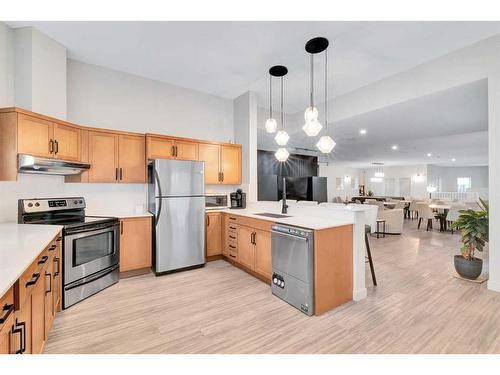 343-60 Royal Oak Plaza Nw, Calgary, AB - Indoor Photo Showing Kitchen