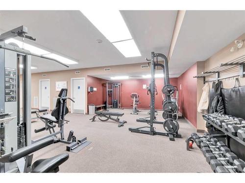 343-60 Royal Oak Plaza Nw, Calgary, AB - Indoor Photo Showing Gym Room