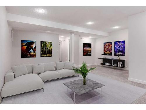 56 Woodview Court Sw, Calgary, AB - Indoor Photo Showing Living Room