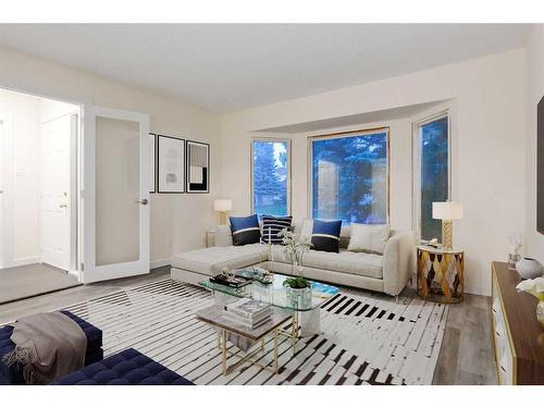 56 Woodview Court Sw, Calgary, AB - Indoor Photo Showing Living Room