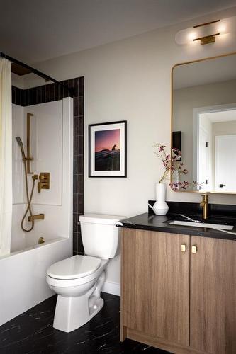 8 Sora Terrace Se, Calgary, AB - Indoor Photo Showing Bathroom