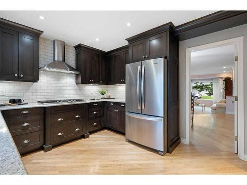 71 Edcath Road Nw, Calgary, AB - Indoor Photo Showing Kitchen With Stainless Steel Kitchen With Upgraded Kitchen