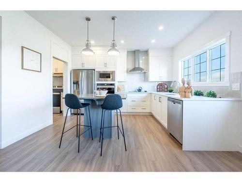 5 Homestead Close Ne, Calgary, AB - Indoor Photo Showing Kitchen With Upgraded Kitchen