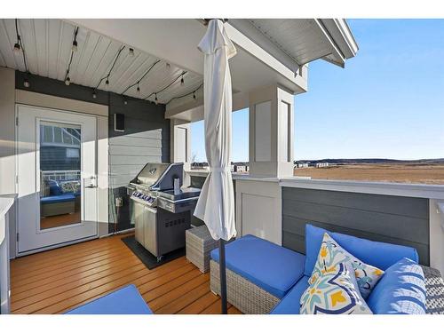 104 Silverado Plains Park Sw, Calgary, AB - Outdoor With Deck Patio Veranda With Exterior