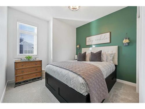 104 Silverado Plains Park Sw, Calgary, AB - Indoor Photo Showing Bedroom