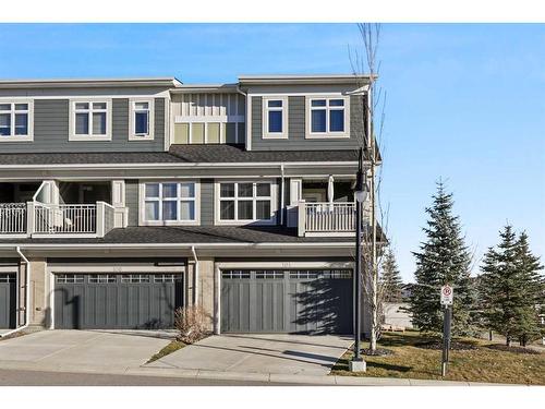 104 Silverado Plains Park Sw, Calgary, AB - Outdoor With Balcony With Facade