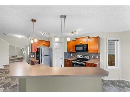 249 Evansmeade Point Nw, Calgary, AB - Indoor Photo Showing Kitchen With Double Sink