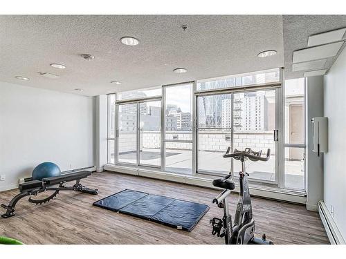 704-325 3 Street Se, Calgary, AB - Indoor Photo Showing Gym Room