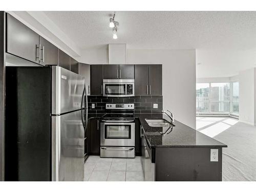 704-325 3 Street Se, Calgary, AB - Indoor Photo Showing Kitchen