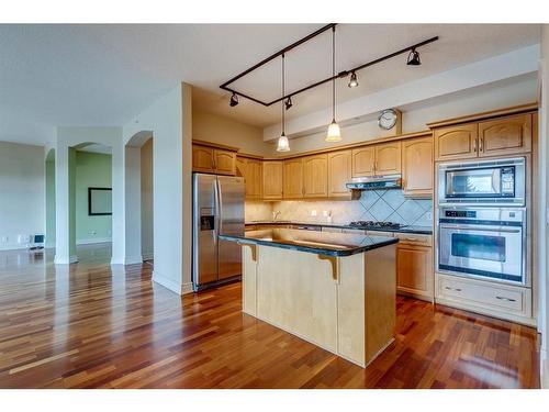 502-4 14 Street Nw, Calgary, AB - Indoor Photo Showing Kitchen