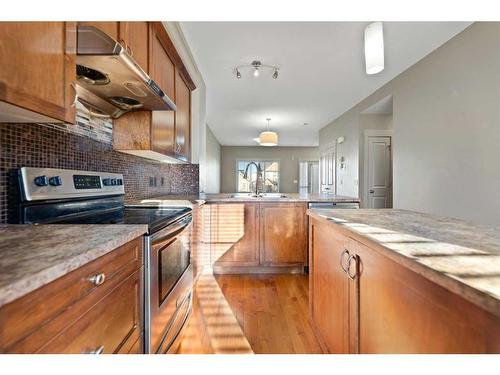 214 Skyview Ranch Way Ne, Calgary, AB - Indoor Photo Showing Kitchen With Stainless Steel Kitchen With Upgraded Kitchen