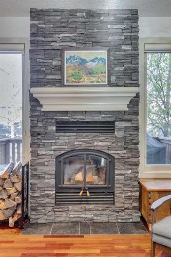 2224 9 Avenue Se, Calgary, AB - Indoor Photo Showing Other Room With Fireplace