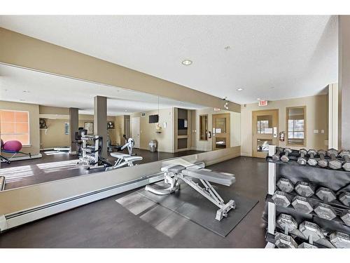 322-5115 Richard Road Sw, Calgary, AB - Indoor Photo Showing Gym Room