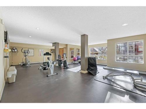 322-5115 Richard Road Sw, Calgary, AB - Indoor Photo Showing Gym Room