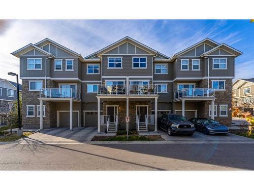 805 Evanston Manor Nw, Calgary, AB - Outdoor With Balcony With Facade