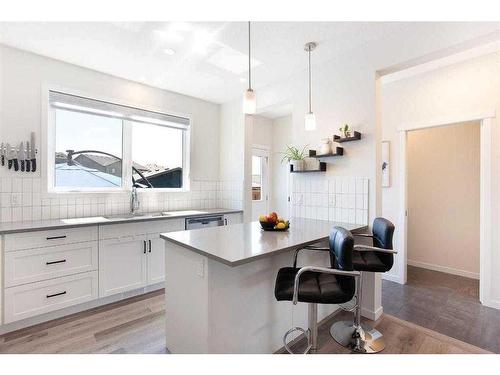 51 Magnolia Way Se, Calgary, AB - Indoor Photo Showing Kitchen With Upgraded Kitchen