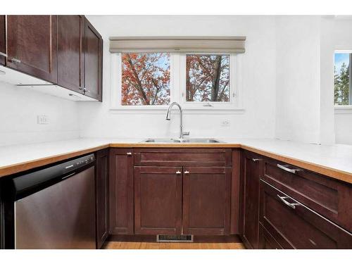 4921 54 Avenue, Olds, AB - Indoor Photo Showing Kitchen With Double Sink