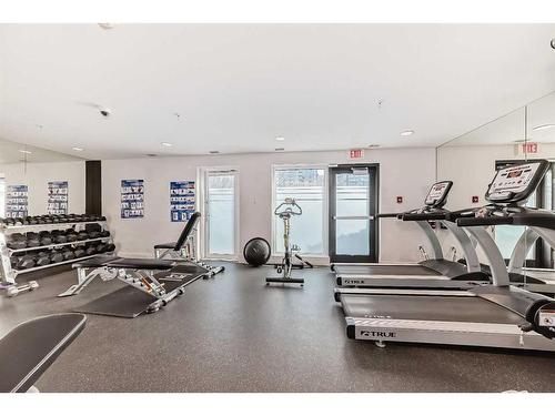 202-303 13 Avenue Sw, Calgary, AB - Indoor Photo Showing Gym Room