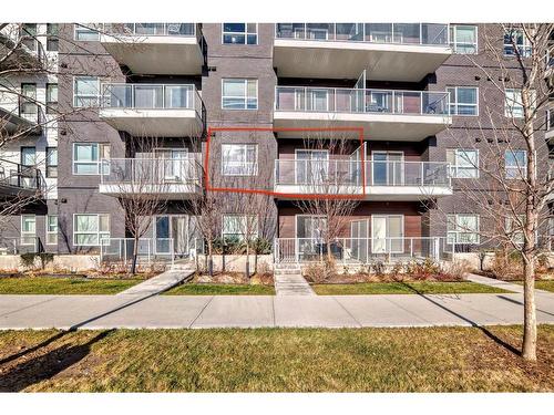 220-4350 Seton Drive Se, Calgary, AB - Outdoor With Balcony With Facade