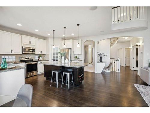 65 Springborough Boulevard Sw, Calgary, AB - Indoor Photo Showing Kitchen With Stainless Steel Kitchen With Upgraded Kitchen